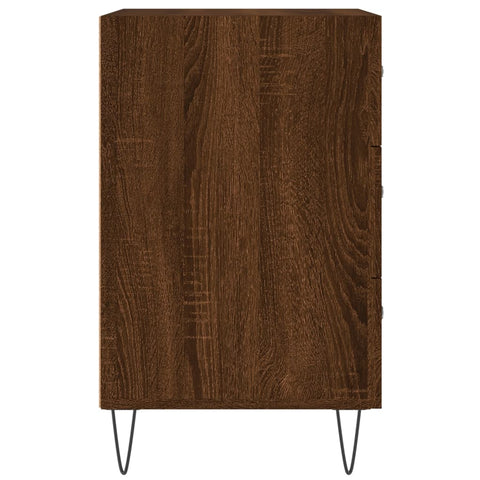 vidaXL Nachttisch Braun Eichen-Optik 40x40x66 cm Holzwerkstoff