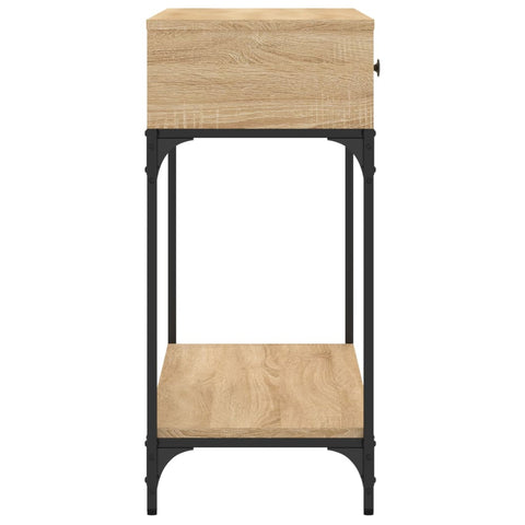 vidaXL Konsolentisch Sonoma-Eiche 100x34,5x75 cm Holzwerkstoff