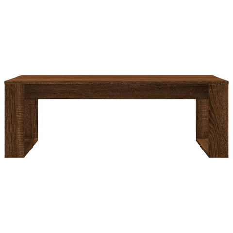 vidaXL Couchtisch Braun Eichen-Optik 102x50x35 cm Holzwerkstoff