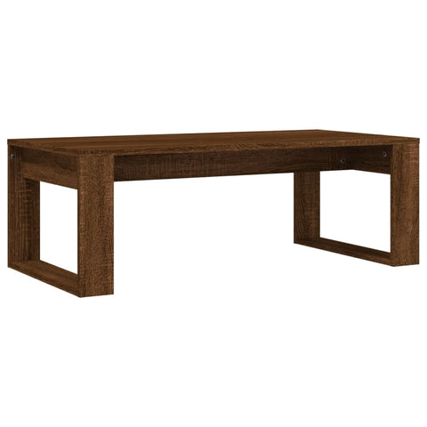 vidaXL Couchtisch Braun Eichen-Optik 102x50x35 cm Holzwerkstoff