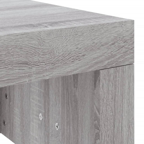 vidaXL Couchtisch Grau Sonoma 102x50x36 cm Holzwerkstoff