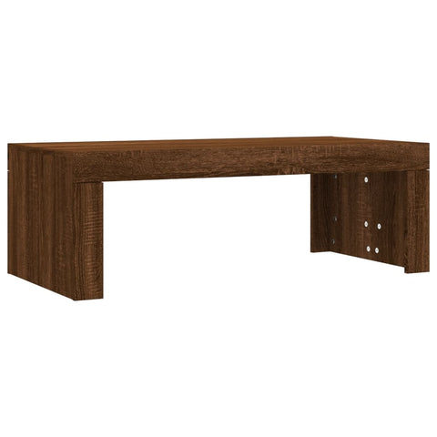 vidaXL Couchtisch Braun Eichen-Optik 102x50x36 cm Holzwerkstoff