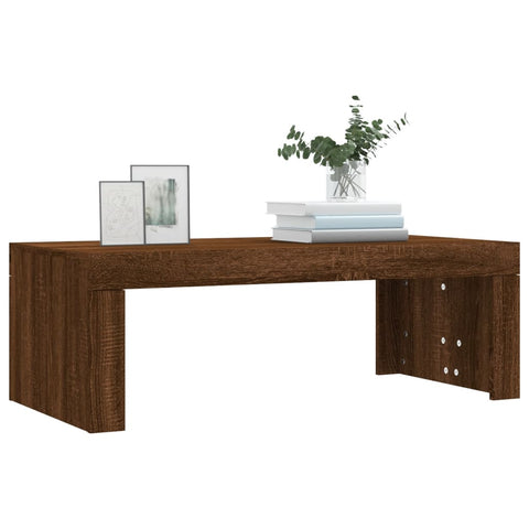 vidaXL Couchtisch Braun Eichen-Optik 102x50x36 cm Holzwerkstoff