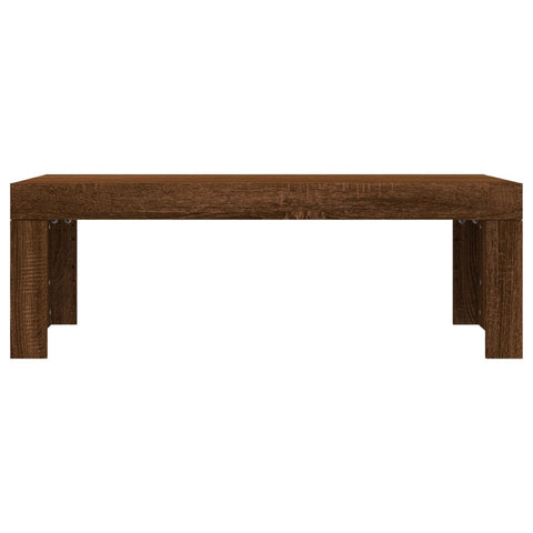 vidaXL Couchtisch Braun Eichen-Optik 102x50x36 cm Holzwerkstoff