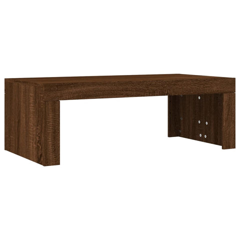 vidaXL Couchtisch Braun Eichen-Optik 102x50x36 cm Holzwerkstoff