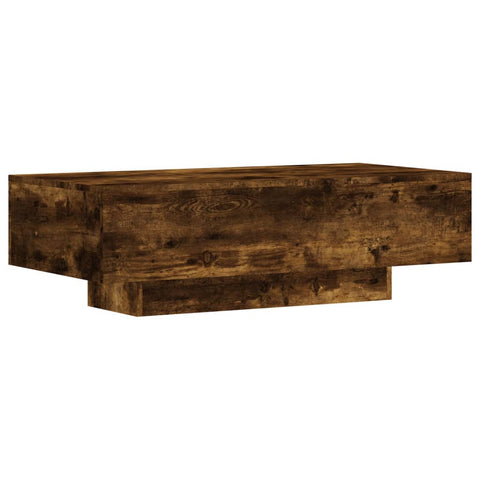 vidaXL Couchtisch Räuchereiche 100x49,5x31 cm Holzwerkstoff