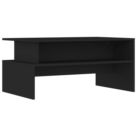 vidaXL Couchtisch Schwarz 90x55x42,5 cm Holzwerkstoff