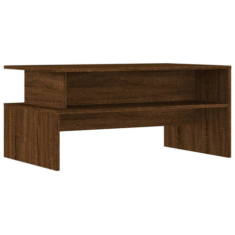 vidaXL Couchtisch Braun Eichen-Optik 90x55x42,5 cm Holzwerkstoff