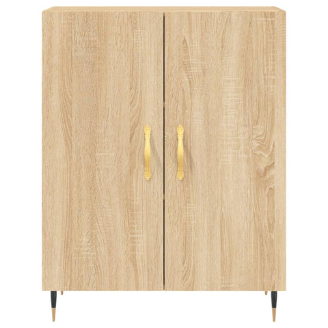 Highboard Sonoma-Eiche 69,5x34x180 cm Holzwerkstoff