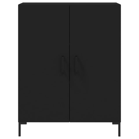 vidaXL Highboard Schwarz 69,5x34x180 cm Holzwerkstoff