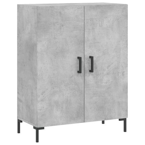 Highboard Betongrau 69,5x34x180 cm Holzwerkstoff