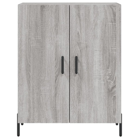 Highboard Grau Sonoma 69,5x34x180 cm Holzwerkstoff