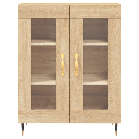 Highboard Sonoma-Eiche 69,5x34x180 cm Holzwerkstoff