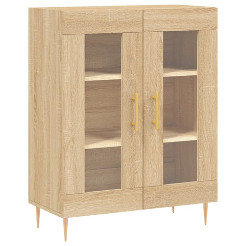 Highboard Sonoma-Eiche 69,5x34x180 cm Holzwerkstoff