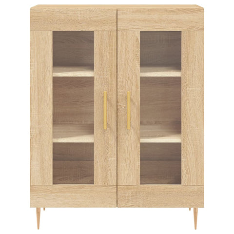 Highboard Sonoma-Eiche 69,5x34x180 cm Holzwerkstoff