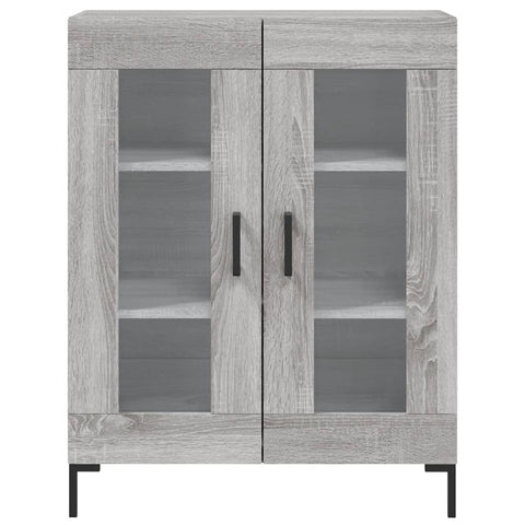 vidaXL Highboard Grau Sonoma 69,5x34x180 cm Holzwerkstoff