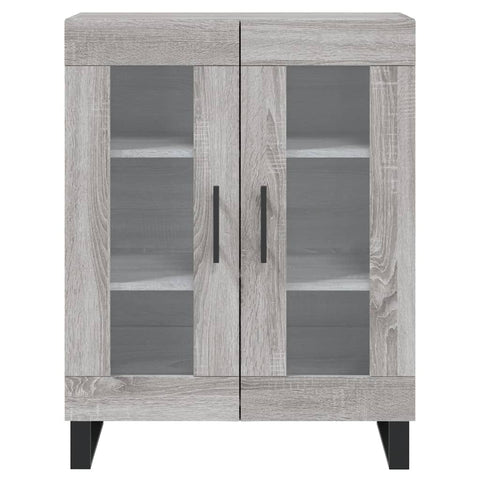 vidaXL Highboard Grau Sonoma 69,5x34x180 cm Holzwerkstoff