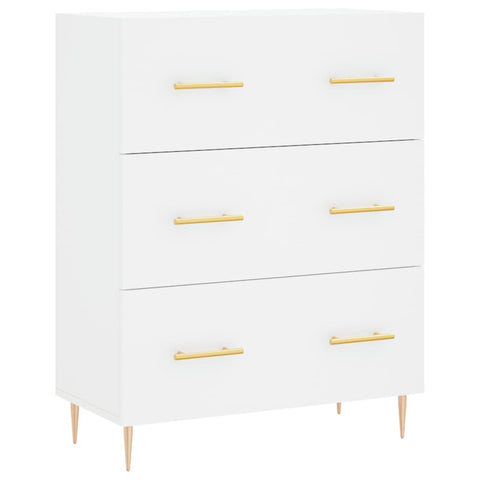 vidaXL Highboard Weiß 69,5x34x180 cm Holzwerkstoff