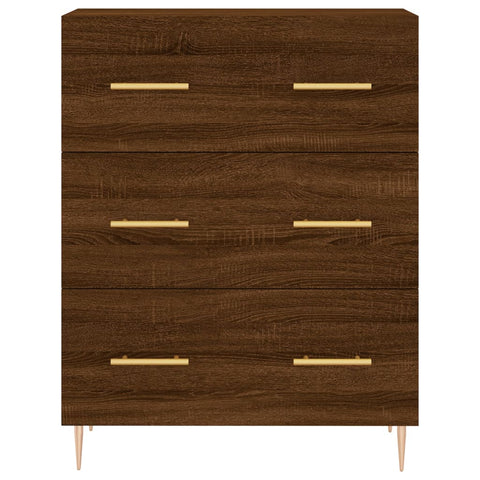 vidaXL Highboard Braun Eichen-Optik 69,5x34x180 cm Holzwerkstoff