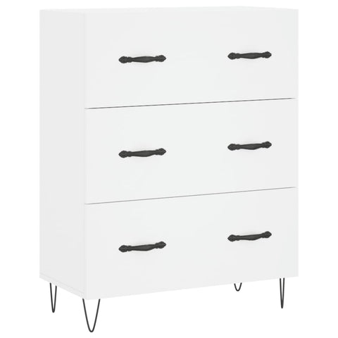 vidaXL Highboard Weiß 69,5x34x180 cm Holzwerkstoff