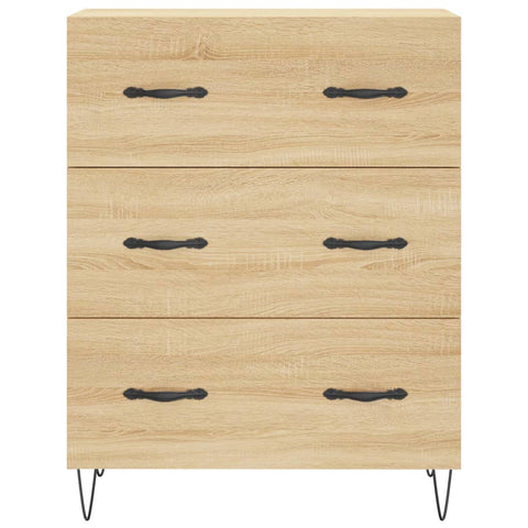 Highboard Sonoma-Eiche 69,5x34x180 cm Holzwerkstoff