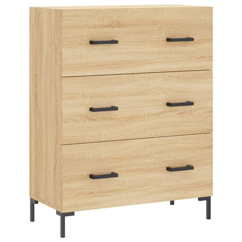 Highboard Sonoma-Eiche 69,5x34x180 cm Holzwerkstoff