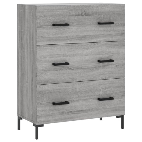 vidaXL Highboard Grau Sonoma 69,5x34x180 cm Holzwerkstoff