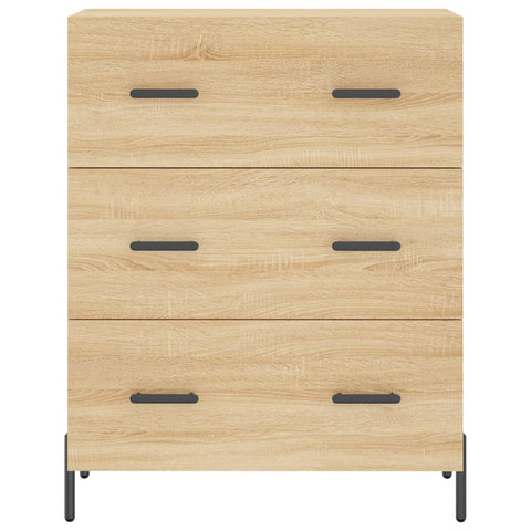 Highboard Sonoma-Eiche 69,5x34x180 cm Holzwerkstoff