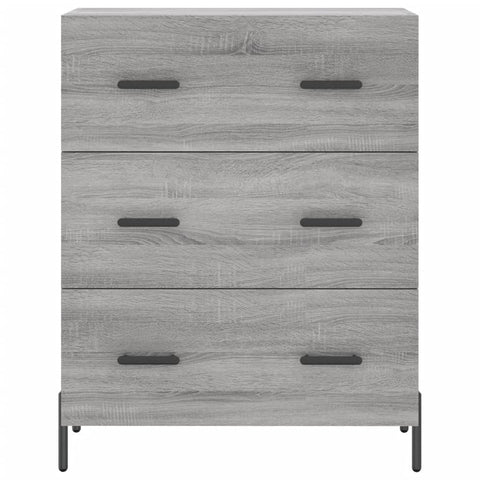 vidaXL Highboard Grau Sonoma 69,5x34x180 cm Holzwerkstoff