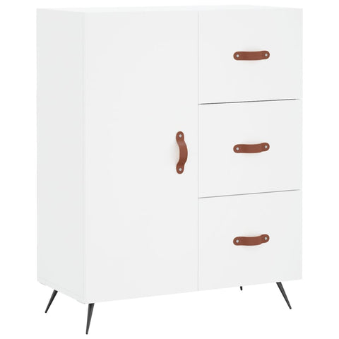 vidaXL Highboard Weiß 69,5x34x180 cm Holzwerkstoff