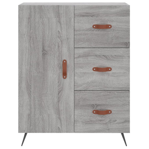 vidaXL Highboard Grau Sonoma 69,5x34x180 cm Holzwerkstoff