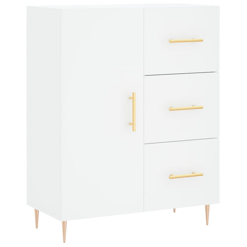 vidaXL Highboard Weiß 69,5x34x180 cm Holzwerkstoff