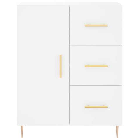 vidaXL Highboard Weiß 69,5x34x180 cm Holzwerkstoff