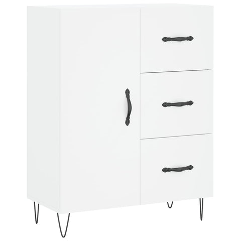 vidaXL Highboard Weiß 69,5x34x180 cm Holzwerkstoff