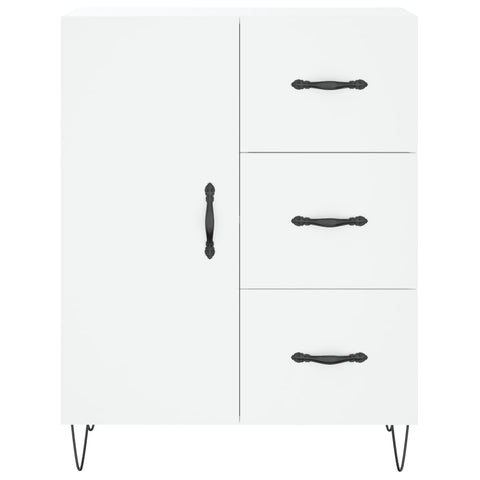 vidaXL Highboard Weiß 69,5x34x180 cm Holzwerkstoff