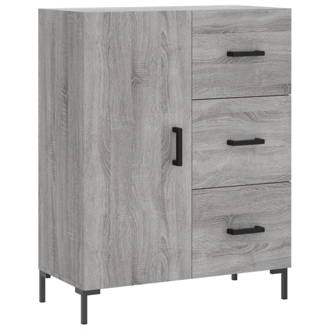 vidaXL Highboard Grau Sonoma 69,5x34x180 cm Holzwerkstoff