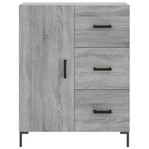 vidaXL Highboard Grau Sonoma 69,5x34x180 cm Holzwerkstoff