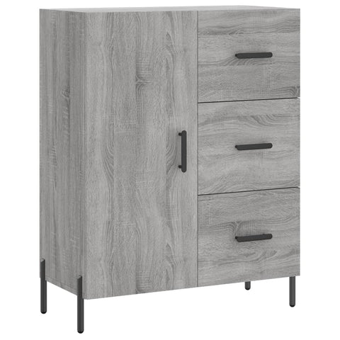 vidaXL Highboard Grau Sonoma 69,5x34x180 cm Holzwerkstoff