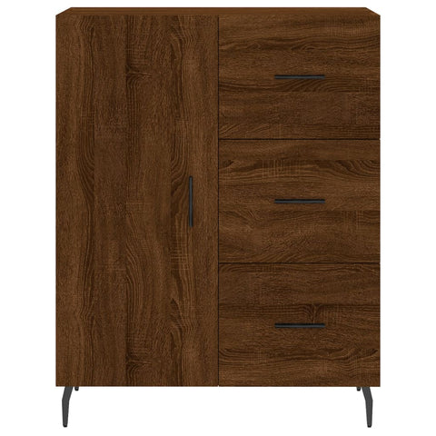 vidaXL Highboard Braun Eichen-Optik 69,5x34x180 cm Holzwerkstoff