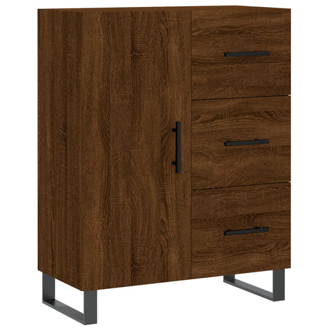 vidaXL Highboard Braun Eichen-Optik 69,5x34x180 cm Holzwerkstoff