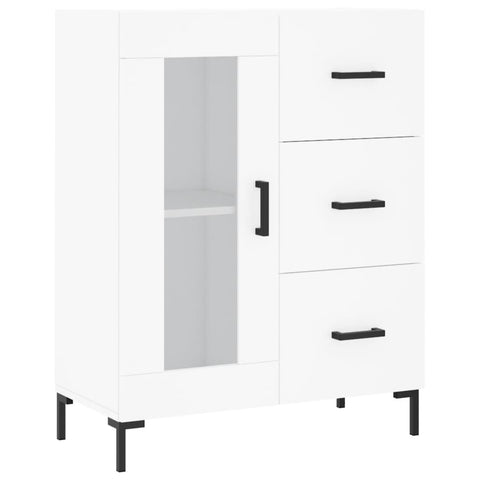 vidaXL Highboard Weiß 69,5x34x180 cm Holzwerkstoff