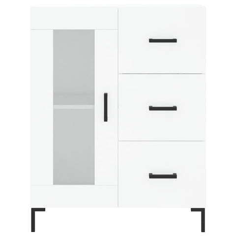 vidaXL Highboard Weiß 69,5x34x180 cm Holzwerkstoff