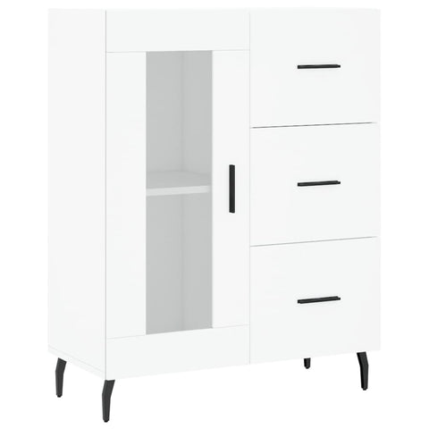 vidaXL Highboard Weiß 69,5x34x180 cm Holzwerkstoff