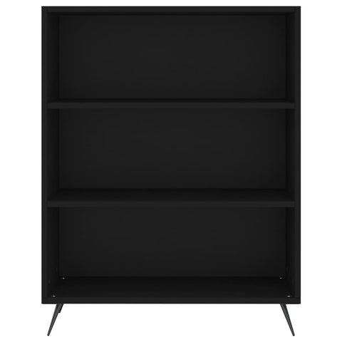 vidaXL Highboard Schwarz 69,5x32,5x180 cm Holzwerkstoff