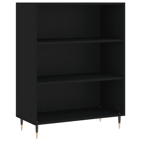 vidaXL Highboard Schwarz 69,5x32,5x180 cm Holzwerkstoff