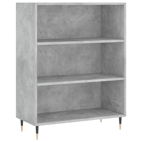 vidaXL Highboard Betongrau 69,5x32,5x180 cm Holzwerkstoff