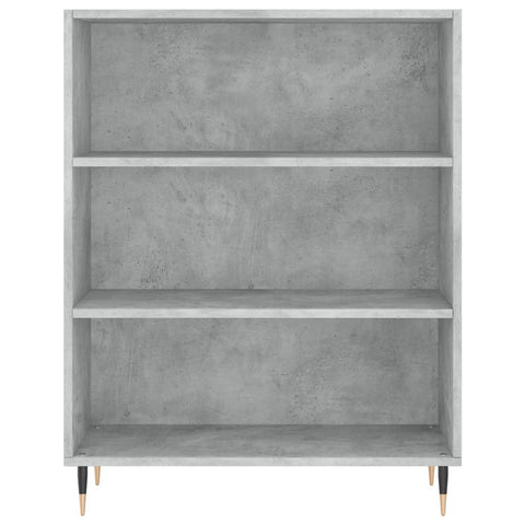 vidaXL Highboard Betongrau 69,5x32,5x180 cm Holzwerkstoff