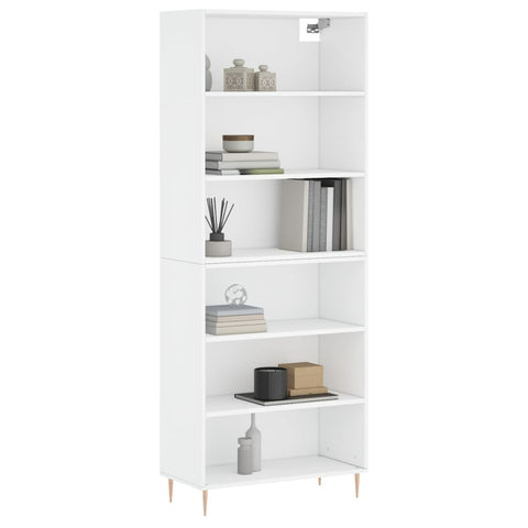 vidaXL Highboard Weiß 69,5x32,5x180 cm Holzwerkstoff