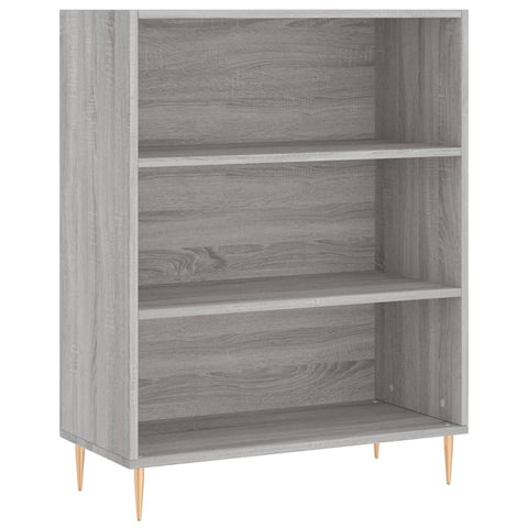 vidaXL Highboard Grau Sonoma 69,5x32,5x180 cm Holzwerkstoff