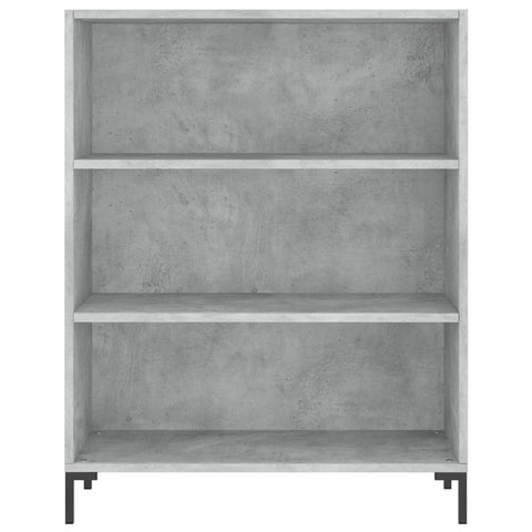 vidaXL Highboard Betongrau 69,5x32,5x180 cm Holzwerkstoff